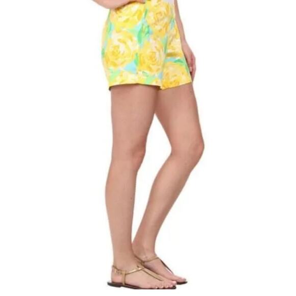 Lilly Pulitzer First Impression Deenie Shorts Sunglow Yellow 5” Inseam - Picture 4 of 12